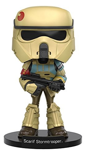 Funko Wobbler: Star Wars Rogue One - Scarif Stormtrooper Action Figure,5.5 inches