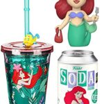 Red Head Mermaid Pop Soda Figure Princess Ariel Exclusive Disney Bundled with Little Character Cartoon Tumbler Flounder Straw 2 Items Red Head Mermaid Pop Soda Figure Princess Ariel Exclusive Disney Bundled with Little Character Cartoon Tumbler Flounder Straw 2 Items