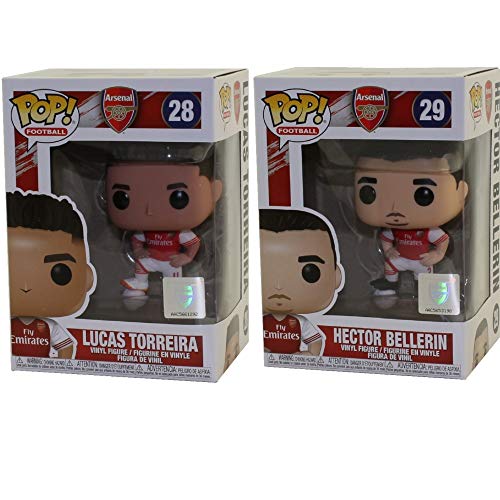 Funko Pop! English Premier League Football: Arsenal 2019 Collectible Vinyl Figures, 3.75" (Set of 2)