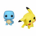 Funko Pop!: Pokemon - Squirtle, Multicolor & Pop! Pokemon - Pikachu (Waving) Vinyl Figure