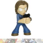 Supernatural Sam Winchester: ~2.7" x Funko Mystery Minis Vinyl Mini-Figure Series + 1 Free Official Trading Card Bundle