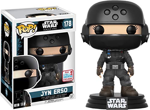 POP! Star Wars: Rogue One - Jyn Disguise with Helmet #178 NYCC 2017 Exclusive Vinyl Bobble-Head Figure