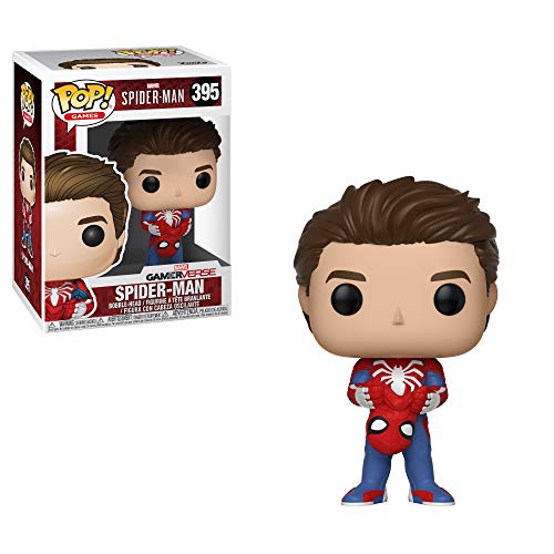 Funko Pop Marvel Games: Spider-Man Video Game - Unmasked Spider-Man Collectible Figure, Multicolor, Standard
