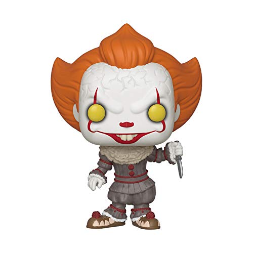 Funko 40632 POP. Vinyl: Movies: IT: Chapter 2 - Pennywise w/Blade Pink Balloonz Balloon 6 Collectible Figure, Multicolour