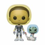 Funko Pop! Animation: Rick and Morty - Space Suit Morty with Snake, 3.75 inches