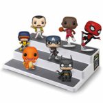 Plastic Riser Display Stand Shelf for Figures, Toys or Dolls | 3 Steps Display for Decoration and Organizer, 3-Tier, 80's Cartoons Love Design (14x9.5 inch) Plastic Riser Display Stand Shelf for Figures, Toys or Dolls | 3 Steps Display for Decoration and Organizer, 3-Tier, 80's Cartoons Love Design (14x9.5 inch)