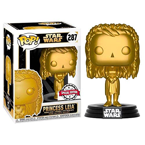 POP! Star Wars Princess Leia Gold Vinyl Figure #287 Exclusive