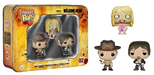 Funko The Walking Dead Pocket Pop! Mini Vinyl Figure Tin (3-Pack)