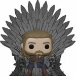 Funko POP Deluxe: Game of Thrones - Ned Stark on Throne, Multicolor