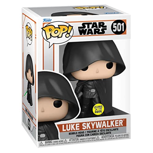 Pop! Funko Star Wars The Mandalorian Hooded Luke Skywalker Vinyl Figure (#501)