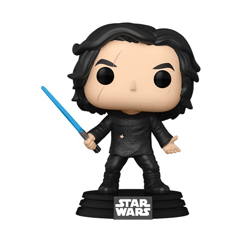 Funko POP Star Wars: Rise of Skywalker - Ben Solo with Blue Saber Vinyl Bobblehead, Multicolor, Standard (51480)