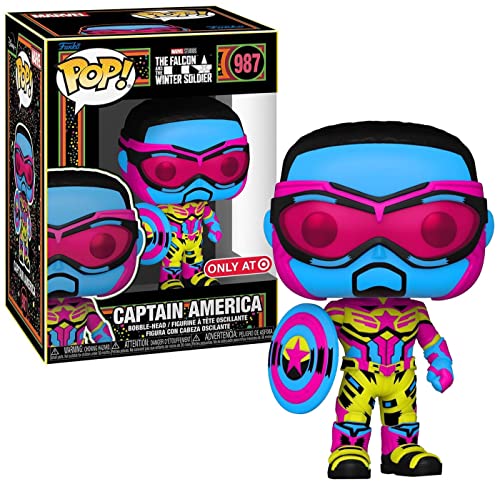 The Falcon and The Winter Soldier Captain America Blacklight Pop! Vinyl Figure 987