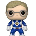 Funko Pop Television: Power Rangers - Blue Ranger (No Helmet) Collectible Figure, Multicolor, Standard
