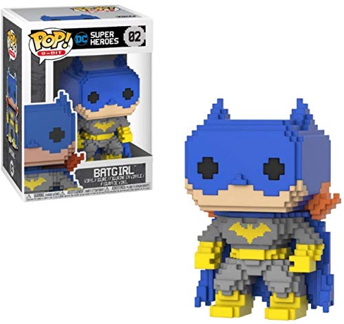 Funko 8-Bit Pop!: DC - Classic Batgirl (Blue) Collectible Figure,Multi,3.75 inches