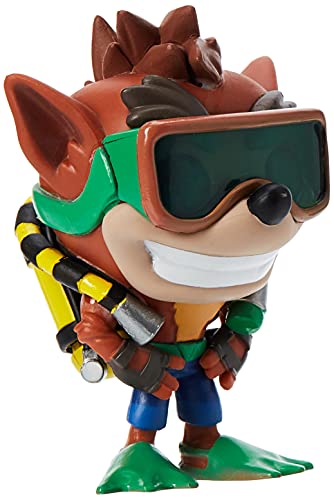 Funko Pop Games: Crash Bandicoot - Crash With Scuba Gear Collectible Figure, Multicolor - 33916