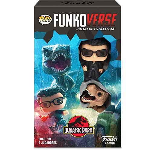Funko Funko Pop Funkoverse 100-Base (Spanish) Jurassic Park Board Game Multi-Coloured