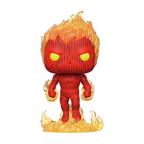 Funko Pop! Marvel: Fantastic Four - Human Torch, Multicolor, Model:44987