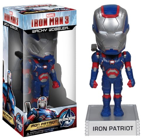 Funko Marvel Iron Man Movie 3: Iron Patriot Wacky Wobbler