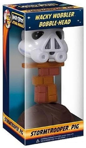 Angry Birds: Star Wars Wacky Wobbler Stormtrooper Piggy Bobble Head