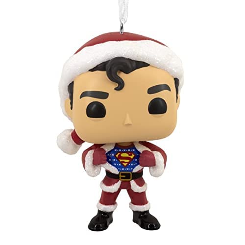 Hallmark Funko POP! Exclusive Christmas Ornament Collection (Superman in Holiday Sweater and Santa Suit)