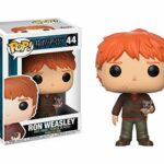 Funko Pop Movies Harry Potter-Ron Weasley with Scabbers Toy