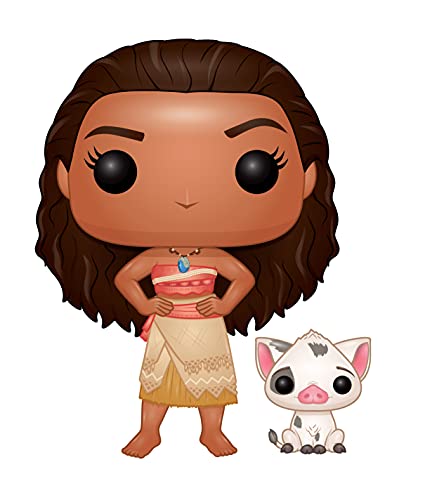 Funko POP Disney: Moana - Moana & Pua Action Figure , Brown , Standard
