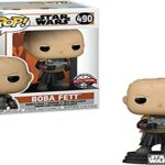 Funko Pop! Star Wars: Mandalorian - Boba Fett Without Helmet Vinyl Bobblehead Exclusive Funko Pop! Star Wars: Mandalorian - Boba Fett Without Helmet Vinyl Bobblehead Exclusive