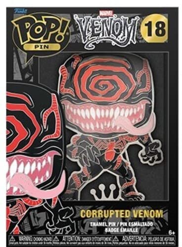 Funko Pop! Sized Pin Marvel: Venom Corrupted with Chase (Styles May Vary)