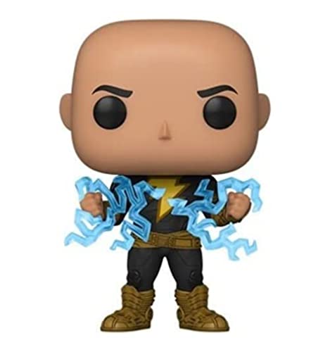 Funko Pop! Movies: Black Adam - Black Adam No Cape with Lighting Chest - Chance of Chase, Multicolor, Standard, 64189