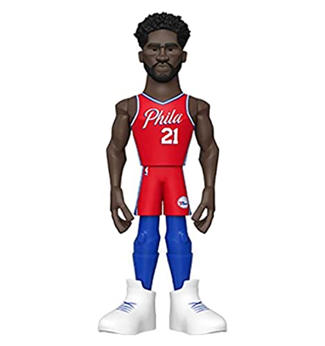 Funko Pop! Gold NBA: Sixers - Joel Embiid 5" with Chase (Styles May Vary)