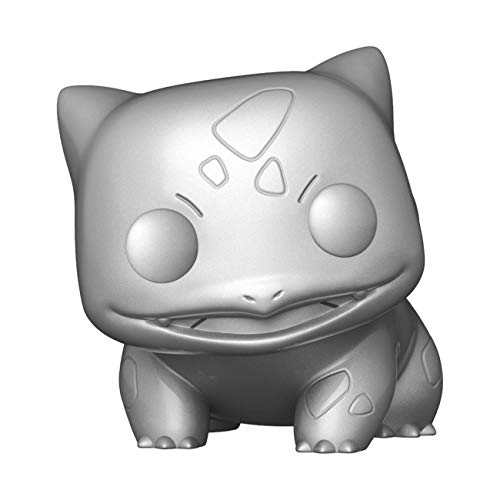POP Games: Pokemon - Bulbasaur (Silver Metallic) Collectible Vinyl Figure, Multicolor, 3.5