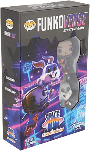 POP Funkoverse: Space Jam 2: A New Legacy 100 2-Pack, Lebron James and Bugs Bunny (Styles May Vary)