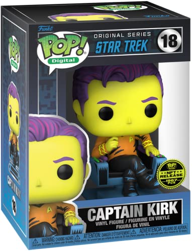 Funko Pop Digital: Star Trek Captain Kirk Legendary Black Light Physical Redemption