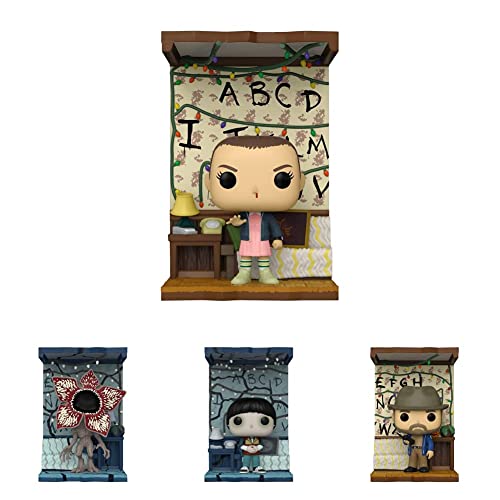 Funko Pop! Deluxe: Stranger Things Build A Scene - Complete Set of 4 Figures (Amazon Exclusive)