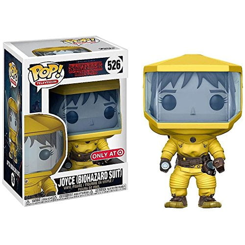 Funko Joyce [Biohazard Suit] (Target Exclusive) POP! TV x Stranger Things Vinyl Figure + 1 American TV Themed Trading Card Bundle [#526]