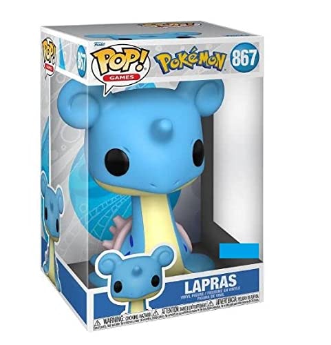 Funko Pop! Jumbo: Pokemon 10" Vinyl Figure Statue Official Exclusives (Lapras)