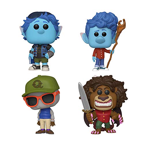 Funko Pop! Disney Onward Set of 4 - Pop! Barley Lightfoot, Ian Lightfoot, Wilden Lightfoot and Manticore