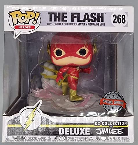 Funko POP! Deluxe DC Collection by Jim Lee The Flash #268 GameStop Exclusive
