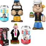 Blow me Down Popeye The Sailor Figure That's Soda Figure + Brutus Can Official Popeye Character + Wimpy Wacky Wobbler 3 Items Blow me Down Popeye The Sailor Figure That's Soda Figure + Brutus Can Official Popeye Character + Wimpy Wacky Wobbler 3 Items