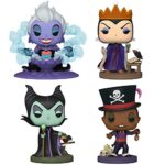 Funko POP! Disney: Villains Collectors Set - 4 Figure Set: Ursula on Throne (Deluxe), Doctor Facilier, Maleficent, & Evil Queen Grimhilde Funko POP! Disney: Villains Collectors Set - 4 Figure Set: Ursula on Throne (Deluxe), Doctor Facilier, Maleficent, & Evil Queen Grimhilde