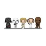 Funko Pop! Vinyl: Star Wars - Darth Vader, Stormtrooper, Luke Skywalker, Princess Leia and Chewbacca - 5 Pack (Shared Galactic Convention, Amazon Exclusive), Multicolor, 64122 Funko Pop! Vinyl: Star Wars - Darth Vader, Stormtrooper, Luke Skywalker, Princess Leia and Chewbacca - 5 Pack (Shared Galactic Convention, Amazon Exclusive), Multicolor, 64122