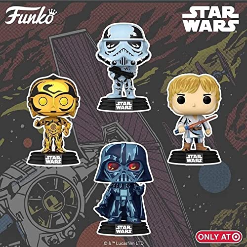 Funko POP! Star Wars Retro Series Darth Vader / Stormtrooper / C-3PO / Luke Skywalker 4 Pack