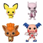 Funko Games: POP! Pokemon Series 2 Collectors Set - Pichu, Vulpix, Mewtwo, Mr. Mime