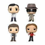 Funko Pop! TV Bundle of 4: The Office - Straitjacket Michael, Dwight The Strangler, Jim w/Nonsense Sign and Jan w/Wine and Candle Funko Pop! TV Bundle of 4: The Office - Straitjacket Michael, Dwight The Strangler, Jim w/Nonsense Sign and Jan w/Wine and Candle