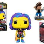 Welcome to Weird World of The Upside-Down Funko Pop! Bundle: Stranger Things- Eleven Black Light Store Exclusive 802 + Bonus Code Red Garbage Pale Kids Stylin' Steve W/ Exclusive Card (2 Figures)