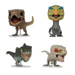 Funko Pop! Jurassic World Dominion - Set 4 - Therizinosaurus, Gigantosaurus, T.Rex and Atrociraptor (Ghost) Funko Pop! Jurassic World Dominion - Set 4 - Therizinosaurus, Gigantosaurus, T.Rex and Atrociraptor (Ghost)
