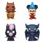 Funko Disney: POP! Fantasia Collectors Set - Hyacinth Hippo, Sorcerer, Mickey, Baby Pegasus, Menacing Chernabog, 3.75 inches Funko Disney: POP! Fantasia Collectors Set - Hyacinth Hippo, Sorcerer, Mickey, Baby Pegasus, Menacing Chernabog, 3.75 inches