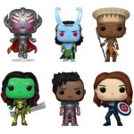 Funko Pop! Marvel: What If...? Set - 6 Figure Set: Infinity Ultron, Frost Giant Loki, Queen General Ramonda, Gamora with Blade of Thanos, Infinity Killmonger Reaching, and Captain Carter Stealth Suit Funko Pop! Marvel: What If...? Set - 6 Figure Set: Infinity Ultron, Frost Giant Loki, Queen General Ramonda, Gamora with Blade of Thanos, Infinity Killmonger Reaching, and Captain Carter Stealth Suit
