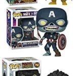 The Infected are On The Move- Marvel Zombies Funko POP! Bundle: She Hulk 792 Store Exclusive 946 + Zombie Thor 787 Exclusive Glow in The Dark + Captain America 941 (3 Vinyl Figures) The Infected are On The Move- Marvel Zombies Funko POP! Bundle: She Hulk 792 Store Exclusive 946 + Zombie Thor 787 Exclusive Glow in The Dark + Captain America 941 (3 Vinyl Figures)