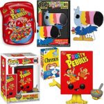 Pebble Froot Pop! Ad Icons Cartoon Morning Figure Toucan Sam Loops Mascot Bundled with Flintstones Box + Pebbles Bag + 1 Box Puzzle 4 ITE Pebble Froot Pop! Ad Icons Cartoon Morning Figure Toucan Sam Loops Mascot Bundled with Flintstones Box + Pebbles Bag + 1 Box Puzzle 4 ITE